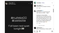 Screenshot of post and comment (IG/@swimcellys)